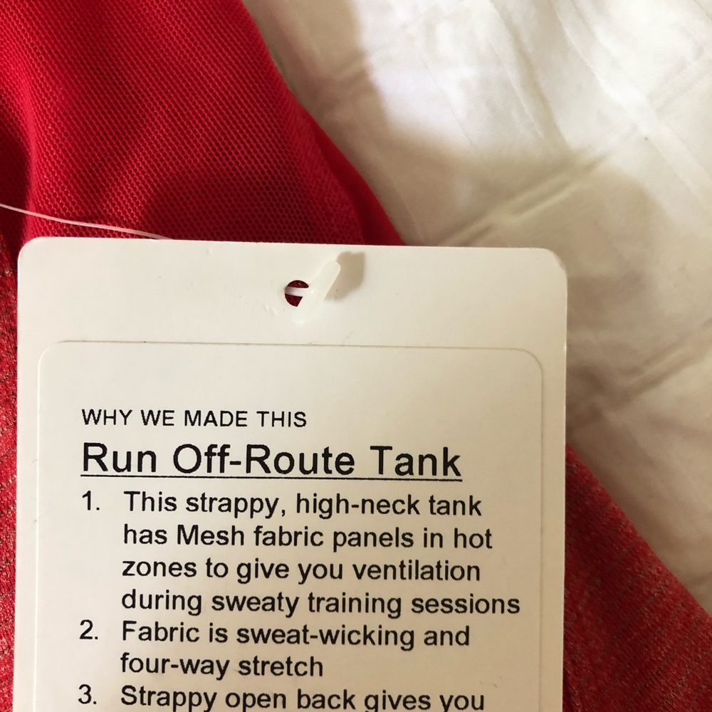 Lululemon tank size 10